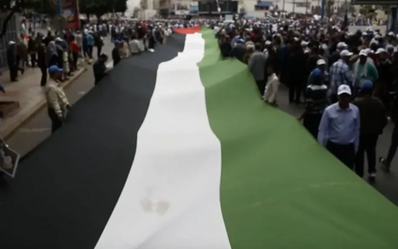 Casablanca marche pour la Palestine (vidéo)
