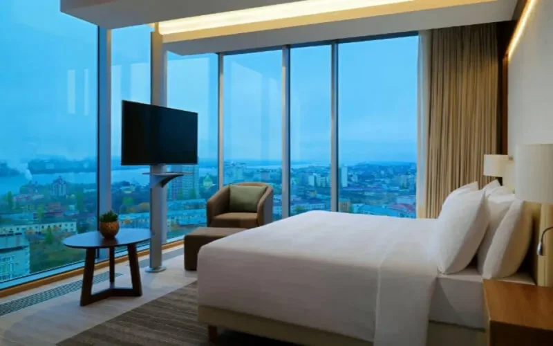 Découvrez l'hôtel où séjournent les Lions de l'Atlas en Russie (photos)