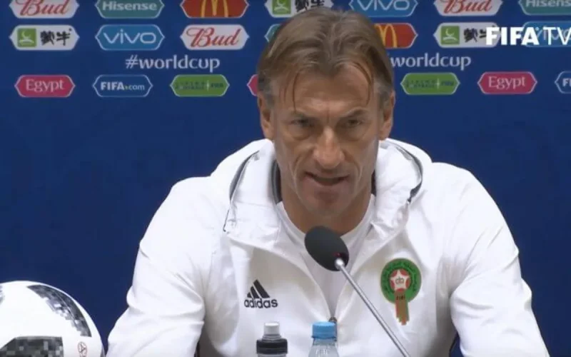 Ce que reproche Hervé Renard à l'arbitre du match Maroc-Portugal (vidéo)