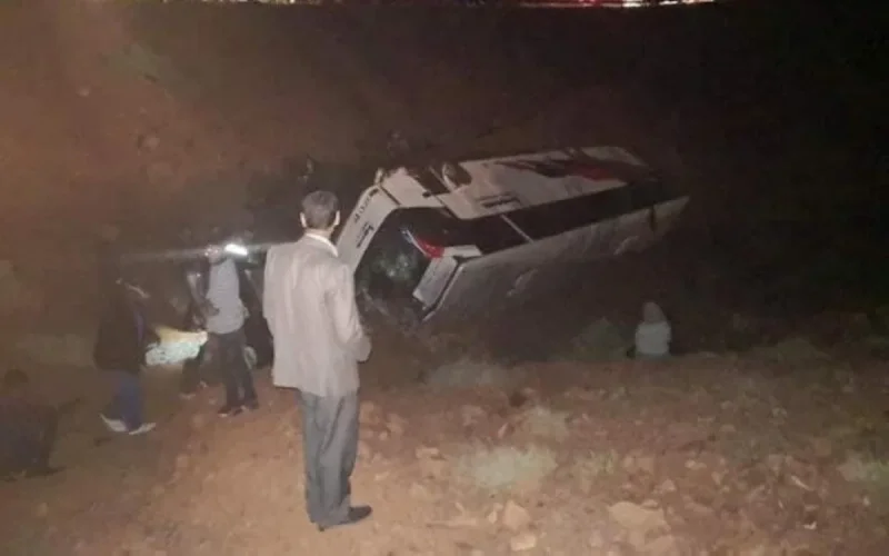 Maroc : le renversement d'un autocar fait 1 mort et 23 blessées à Ouarzazate (photos)