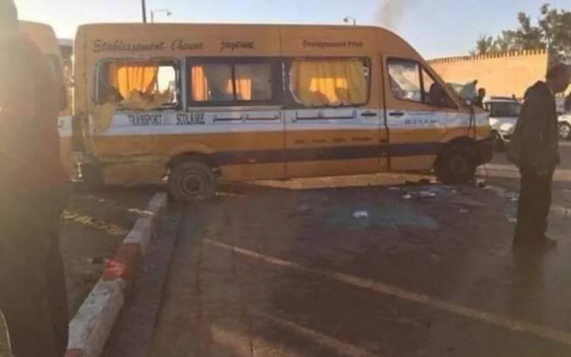 Maroc : l'accident d'un bus fait plusieurs blessés à Meknès (photos)