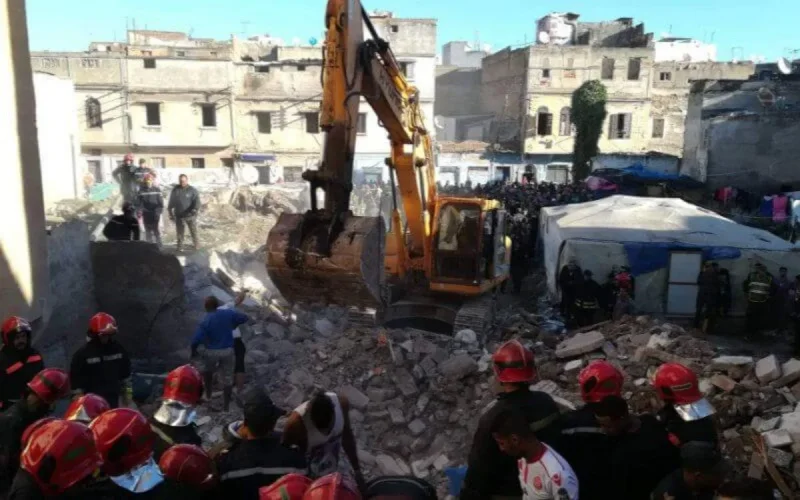 Effondrement d'au moins 3 maisons à Casablanca, trois morts et plusieurs blessés (Màj) (vidéo) 