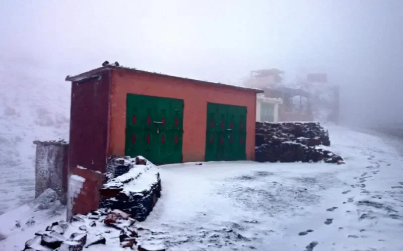 Maroc : les températures proches de 0 degré aujourd'hui 