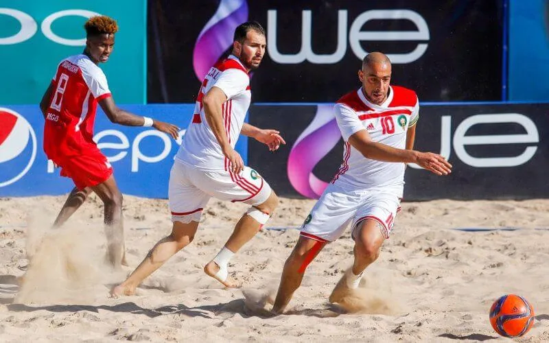 Le Maroc en demi-finale de la Can 2018 de beach-soccer