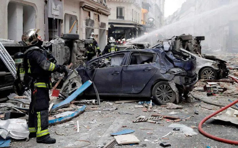 Deux Marocains blessés dans une explosion à Paris