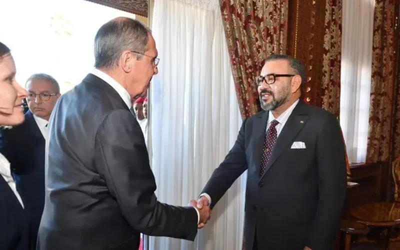 Serguei Lavrov reçu par le roi Mohammed VI