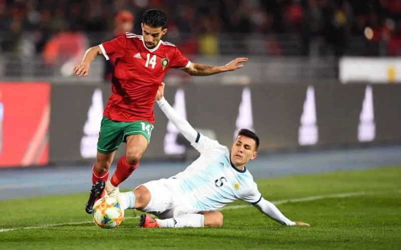 Résultat : l'Argentine gagne 1 à 0 contre le Maroc