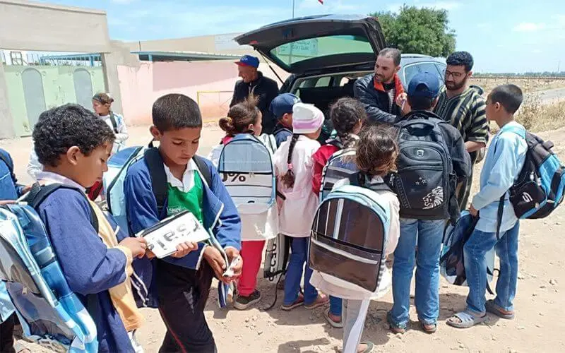 Maroc : Volkswagen transforme les bâches en cartables