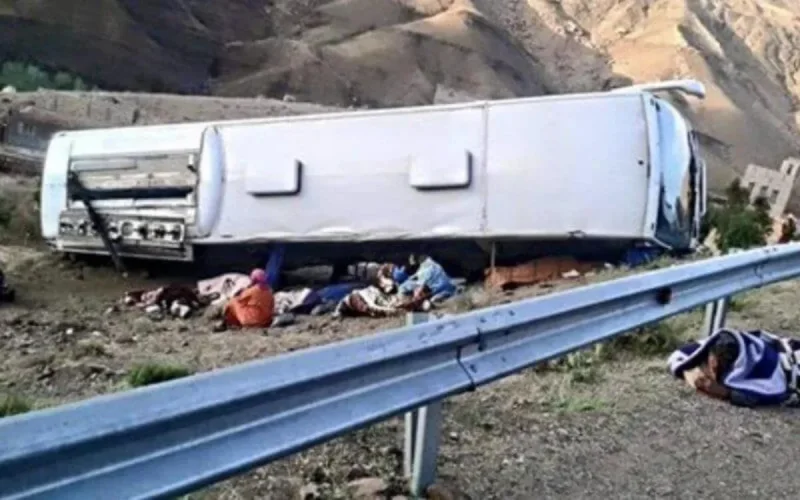 Maroc : Un terrible accident fait 3 morts et 44 blessés