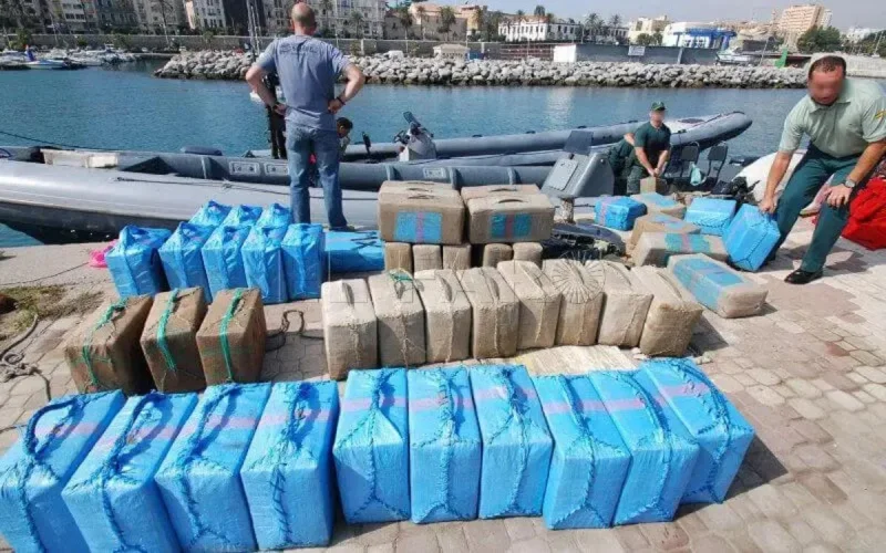 Démantèlement d'un réseau de trafic de drogue entre le Maroc et Marbella