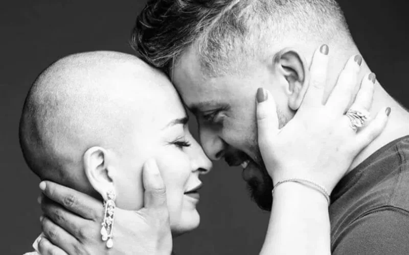 La photo choc de la femme d'Hatim Ammor