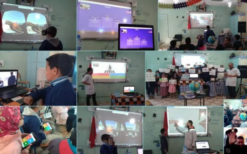 Distinction d'un enseignant marocain créateur d'une ardoise interactive