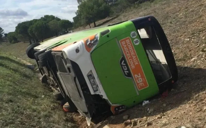 France : 3 Marocains blessés dans l'accident d'un car (vidéo)