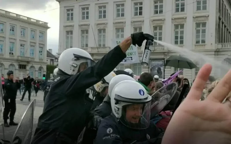 Bruxelles manifeste contre les violences policières
