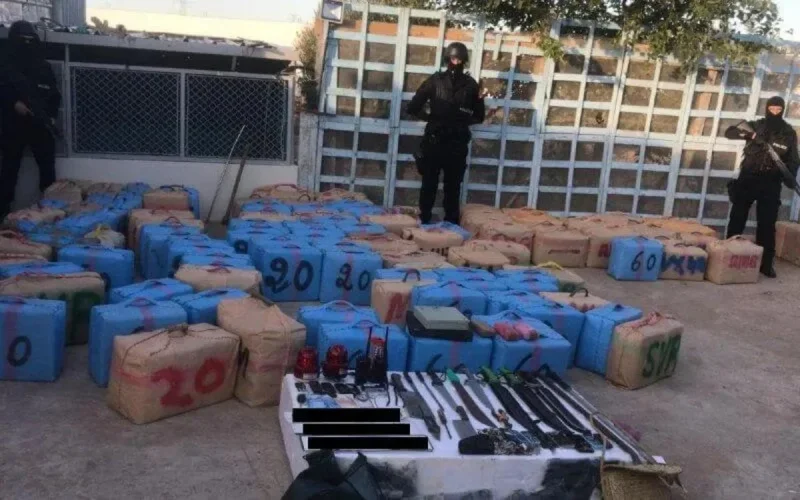Cannabis : prise record à Tanger, cinq personnes arrêtées