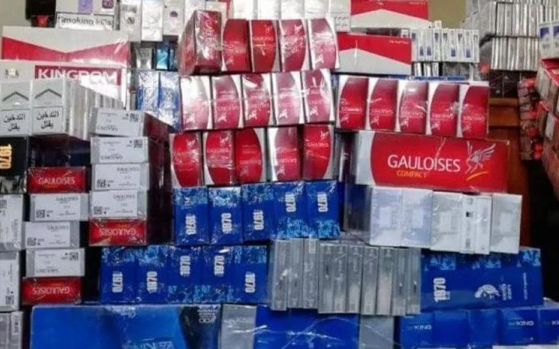 Saisie record de cigarettes et de tabac à narguilé de contrebande à Agadir