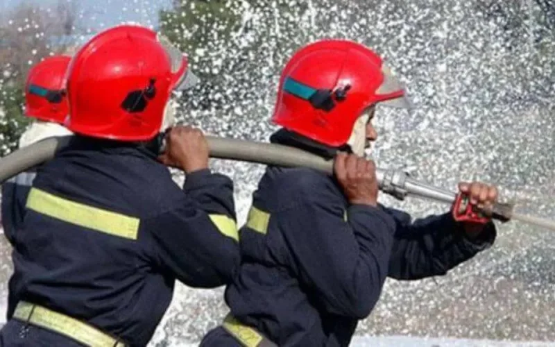 Le magasin d'une caserne prend feu à Agadir