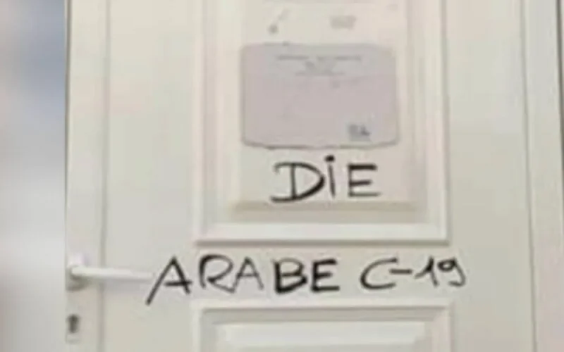 Tag islamophobe à Saint-Etienne