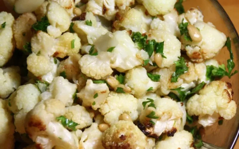 Chou fleur au persil