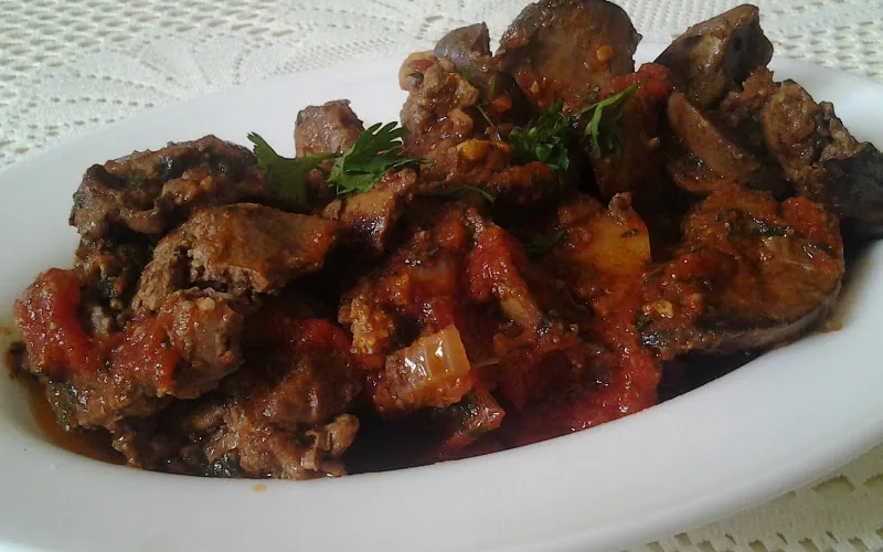 Foie m'chermel en sauce 