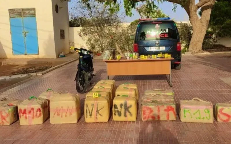 Drogue et armes saisies à Tan-Tan