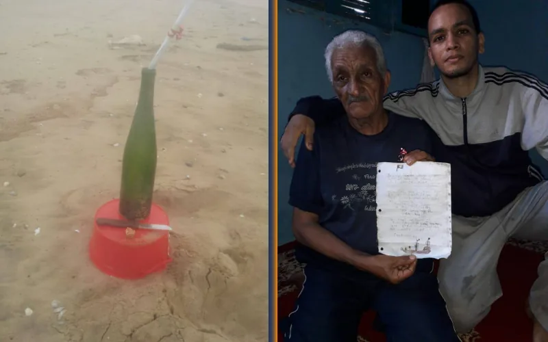  L'incroyable parcours d'une bouteille jetée en mer aux Etats-Unis et retrouvée au Maroc 