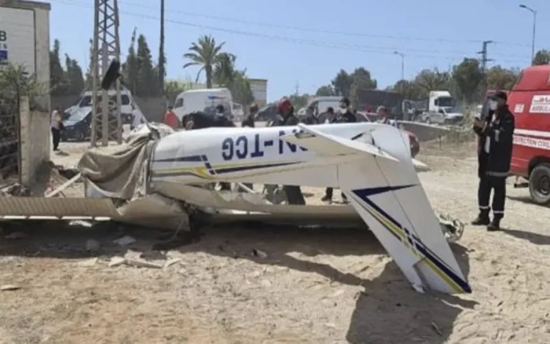 Maroc : le crash d'un avion à Kenitra fait 2 morts (vidéo) 