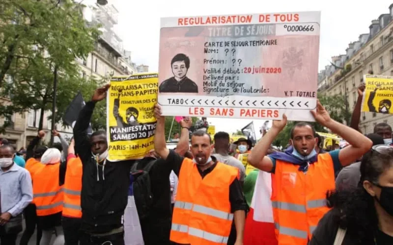 France : 700 km de marche pour exiger des papiers