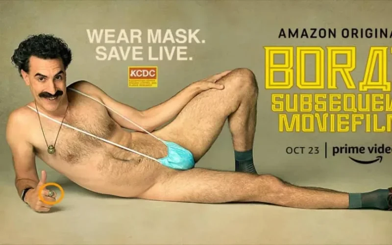 Borat nu, bague au nom d'Allah au doigt : l'affiche du film met la toile en ébullition