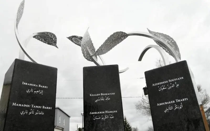 Un mémorial pour les victimes de la grande mosquée de Québec inauguré