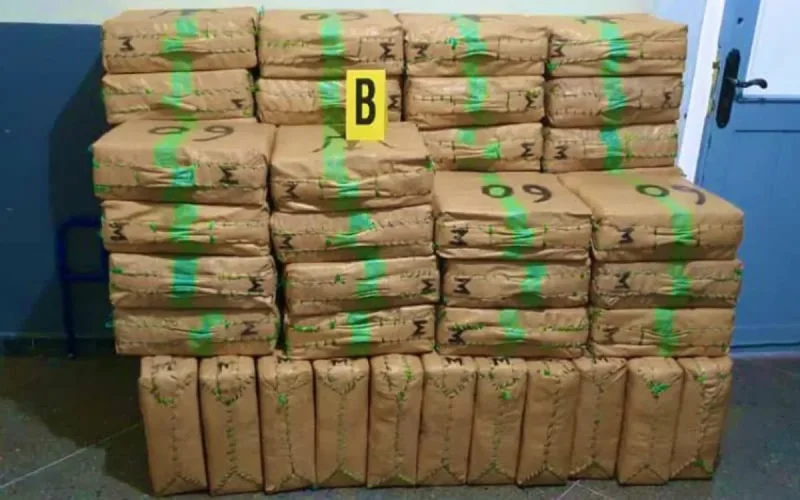 La police saisit près de 3 tonnes de drogue près d'Agadir (photos)
