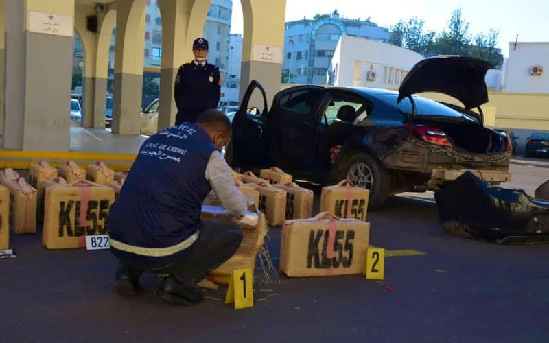 Casablanca : saisie d'une tonne de drogue, trois suspects interpellés