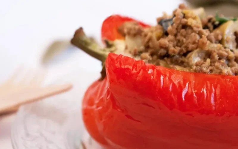 Poivrons farcis à la viande