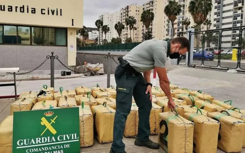1 600 kilos de haschich marocain saisis dans les Îles Canaries