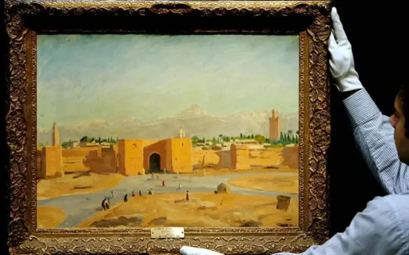 Le tableau de Churchill sur Marrakech pourrait battre des records