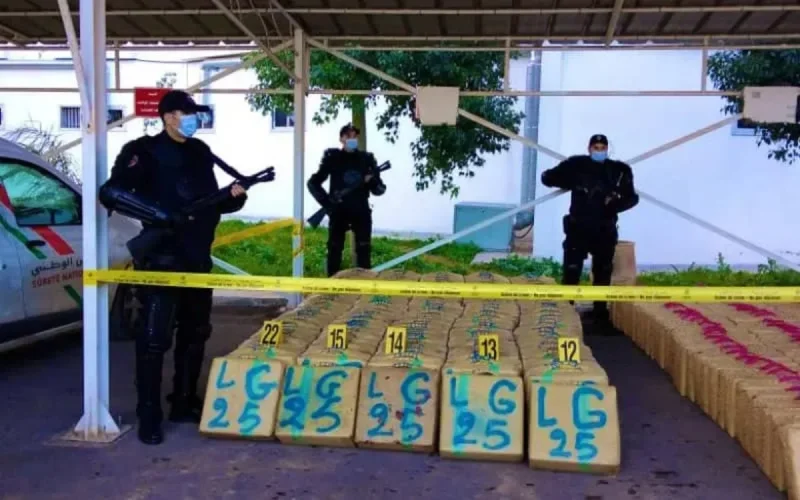 Près de 10 tonnes de drogue saisie par la police au Maroc