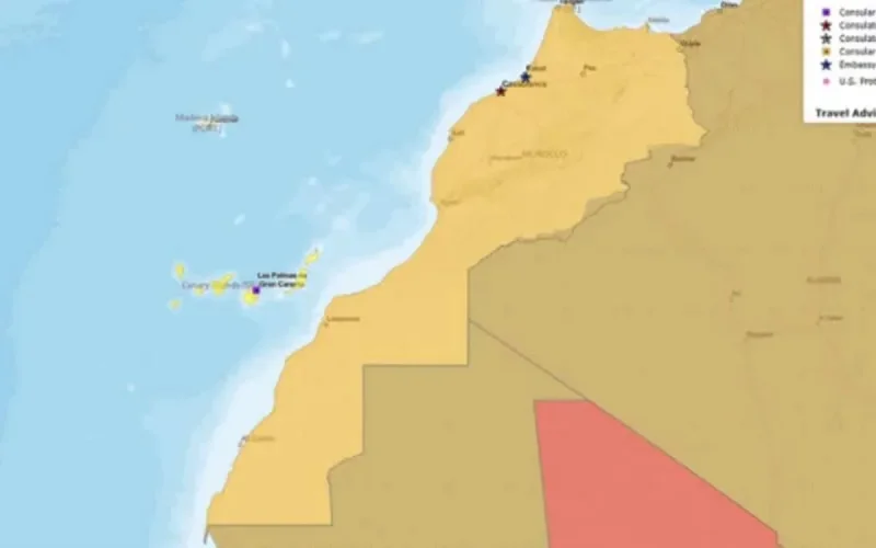 Le département d'État américain et la CIA adoptent la carte du Maroc intégrant le Sahara
