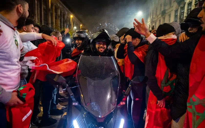 La ville de Bruxelles perturbée par les matchs du Maroc