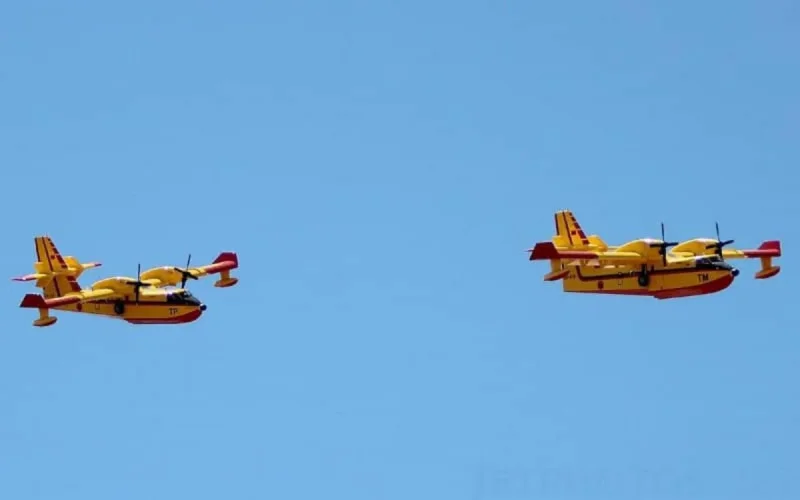 Canadair : un excellent allié des FAR contre les incendies