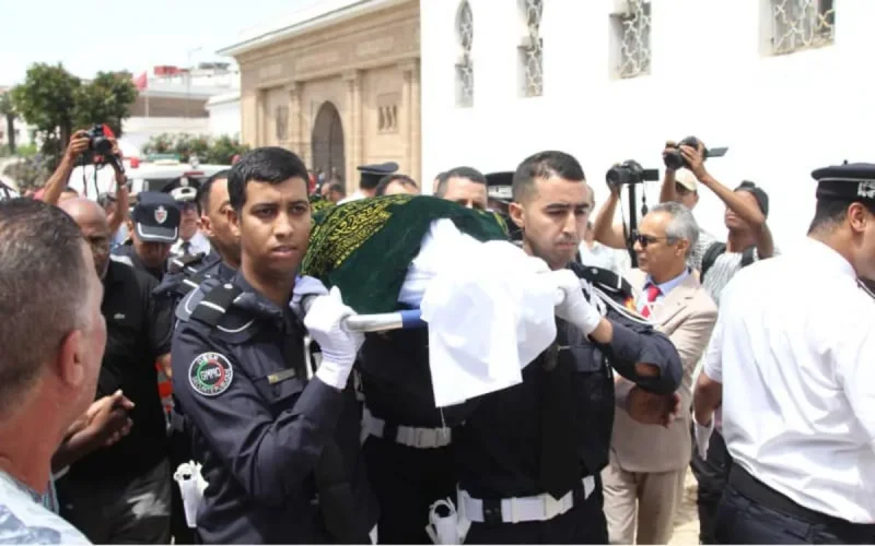 Inhumation d'Abdelhak El Khiame, ancien directeur du BCIJ