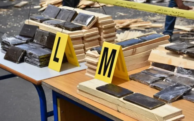 Casablanca : plus de deux tonnes de drogue cachées dans du bois