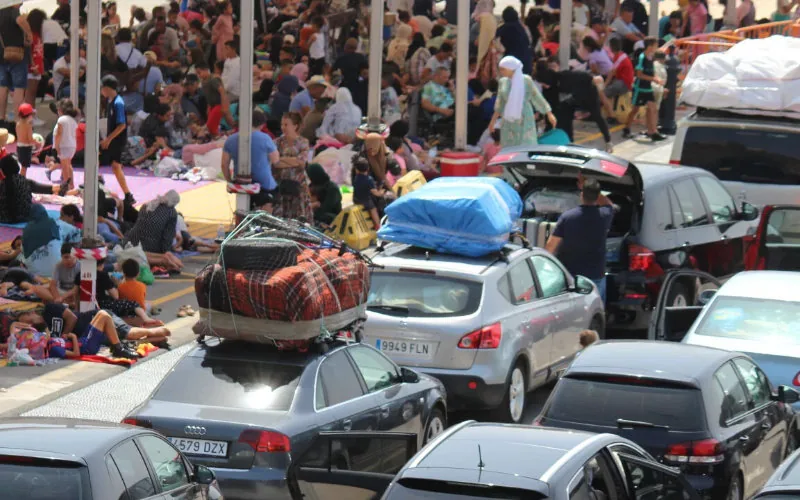 Marhaba 2023 : embouteillage monstre à Sebta