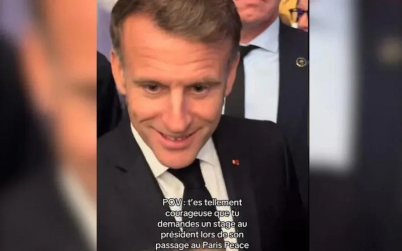 Après son stage au Maroc, une étudiante surprend Macron avec une demande inattendue 