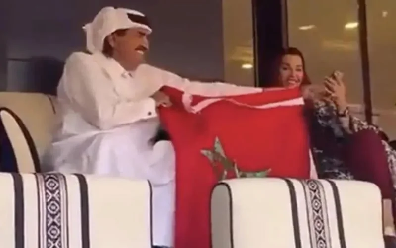 Vidéo : la famille royale du Qatar soutient le Maroc