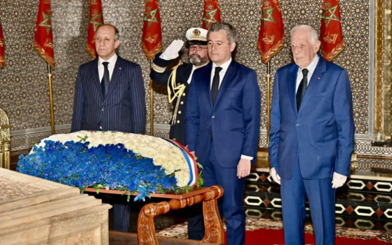 Un lieu symbolique visité par Gérald Darmanin au Maroc