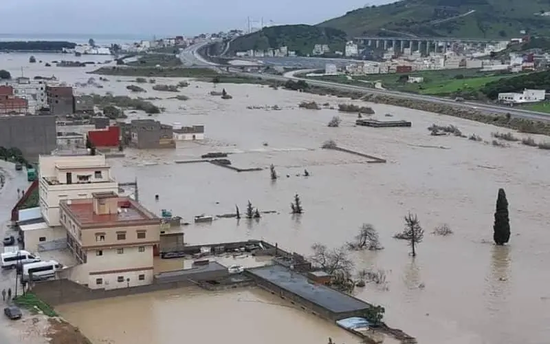 Ksar Sghir sous les eaux (vidéo)