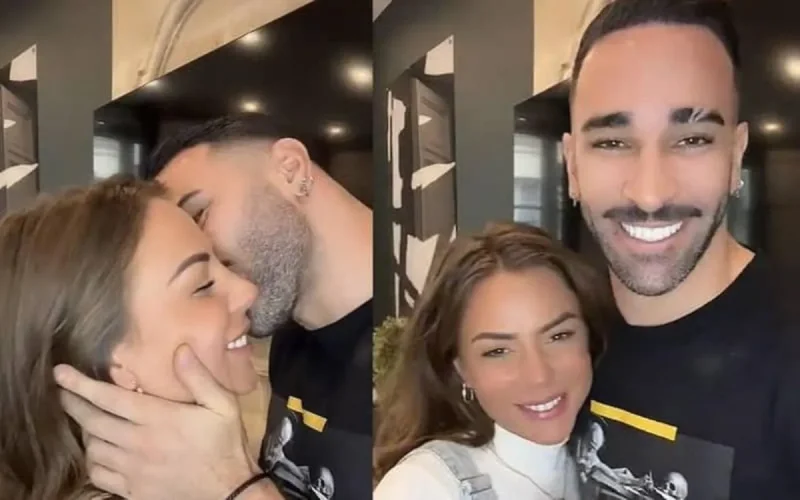 Adil Rami et sa nouvelle compagne en vacances à Marrakech 