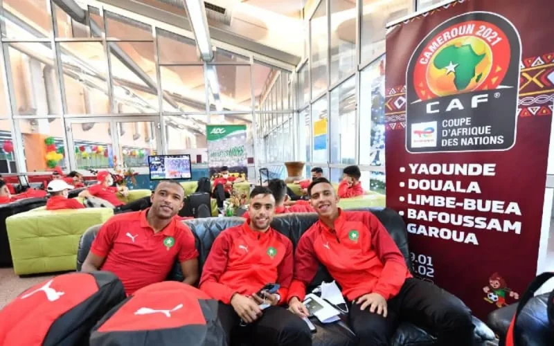 CAN 2021 : les Lions de l'Atlas sont arrivés au Cameroun (photos)
