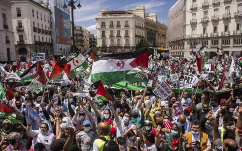 Manifestation pro-Polisario à Madrid