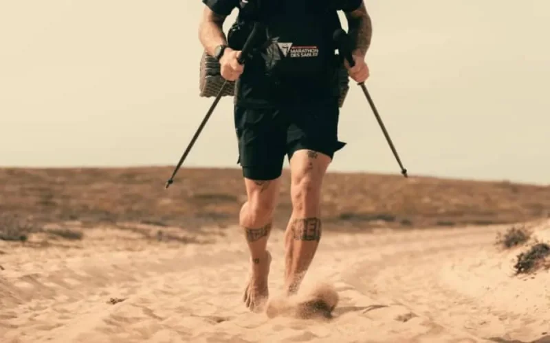 Le Marathon des Sables pieds nus